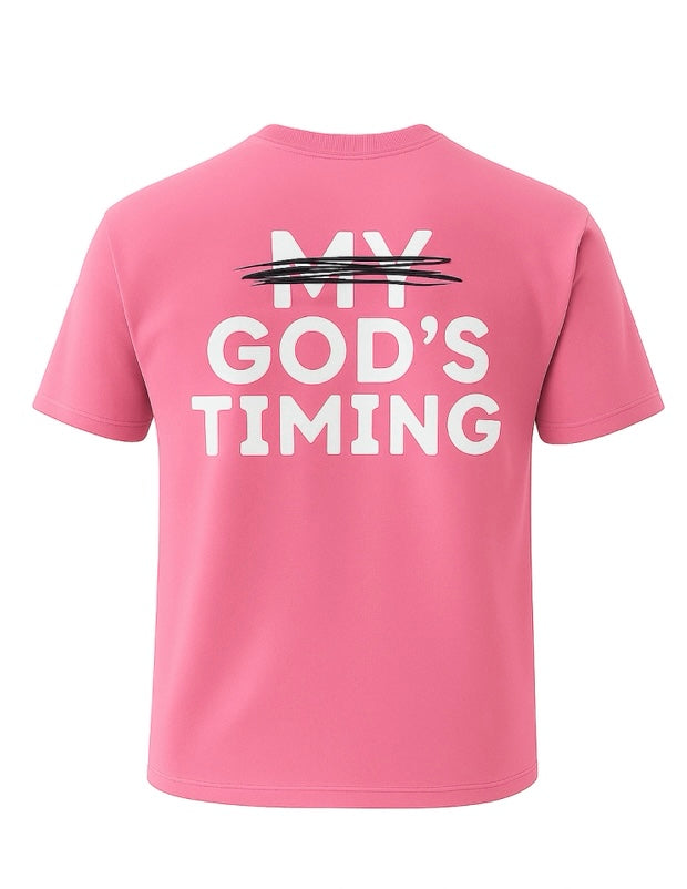 God’s Timing Breast Cancer Awareness T-Shirt